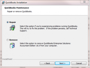 Repair QuickBooks Desktop 