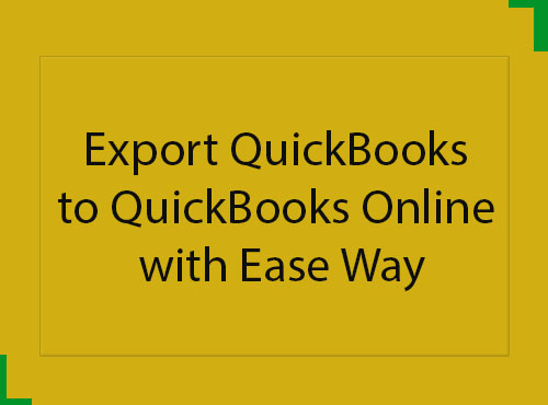 QuickBooks data Migration