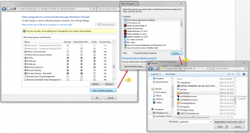 Allow QuickBooks Desktop Program to go through the Firewall