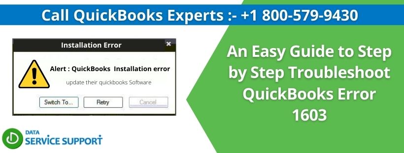 An Easy Guide to Step by Step Troubleshoot QuickBooks Error 1603