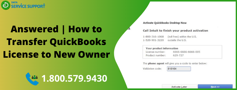Transfer QuickBooks License to New Owner