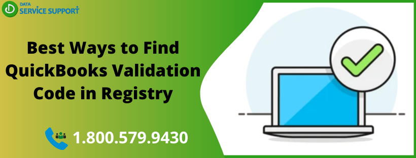 Find QuickBooks Validation Code in Registry