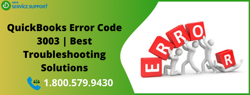 QuickBooks Error Code 3003 Best Troubleshooting Solutions