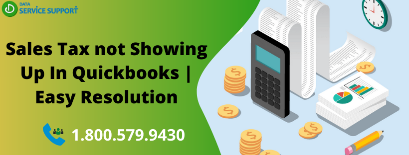 Sales Tax not Showing Up In QuickBooks