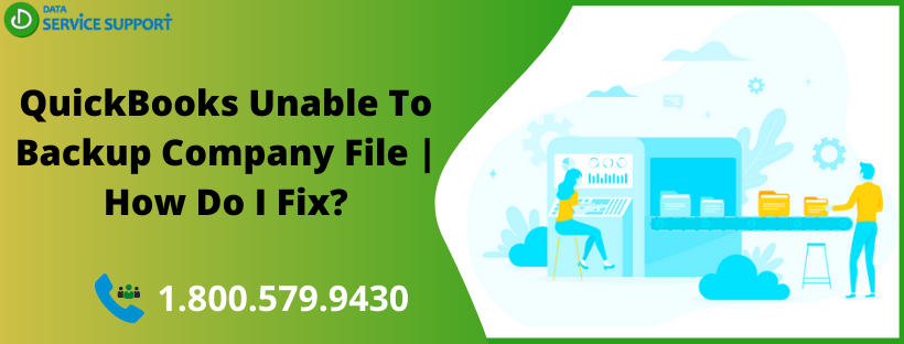 QuickBooks unable to backup company file