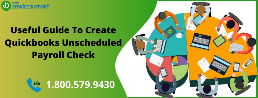 Create QuickBooks Unscheduled Payroll Check