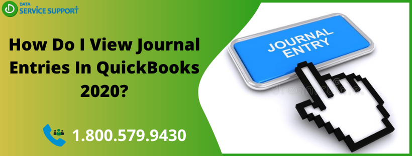 View Journal Entries In QuickBooks 2020