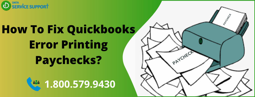 Quickbooks Error Printing Paychecks