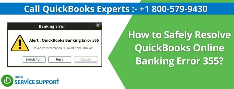 QuickBooks Online Banking Error 355 Easy Guide to Troubleshoot