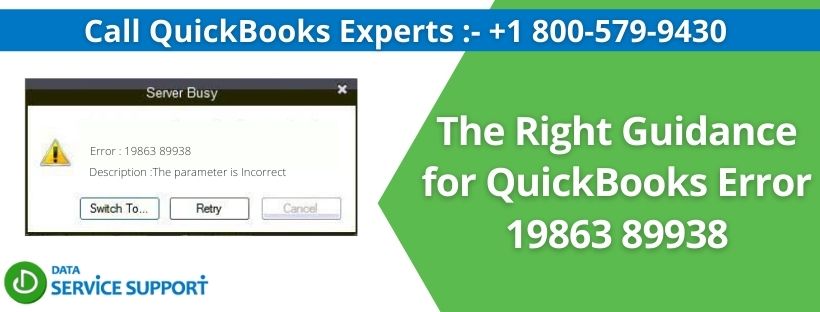 QuickBooks error 19863 89938