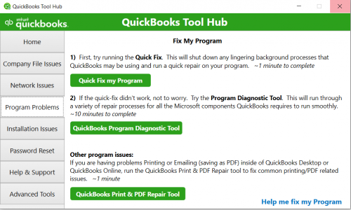 Tool hub program