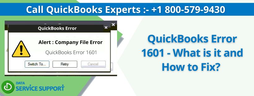 QuickBooks Error 1601 - What is it and How to Fix?