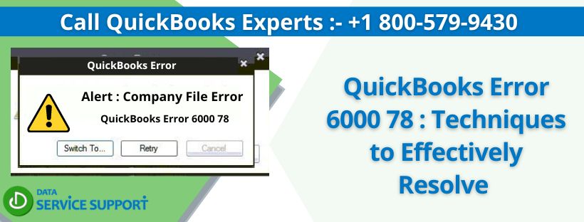 QuickBooks Error 6000 78